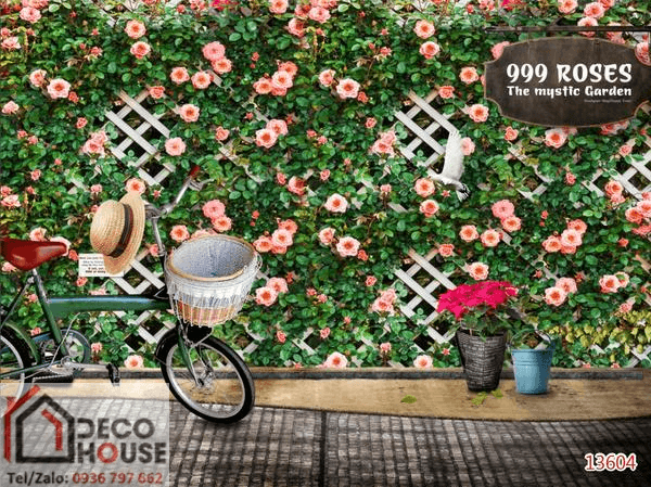 tranh tường 3D quán cafe 13604