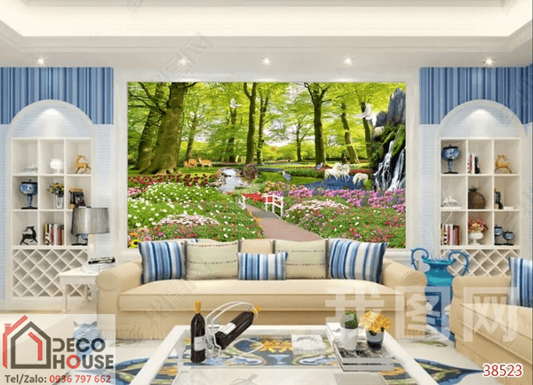 Tranh phong cảnh con đường đẹp 38523