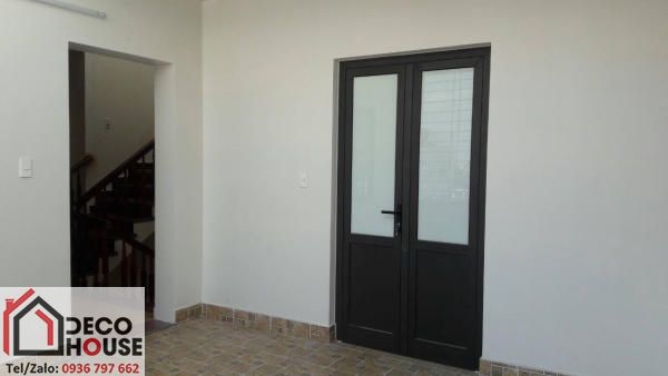 Cửa đi 2 cánh nhôm kính Xingfa