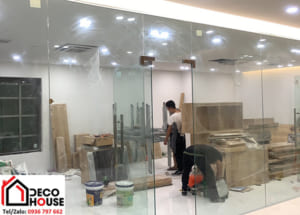Đơn vị thi công vách kính cường lực tại Hoài Đức giá rẻ