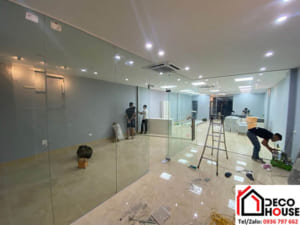 Đơn vị thi công vách kính cường lực tại Từ Liêm giá rẻ