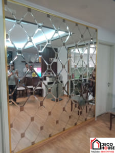 Giá gương trang trí, gương dán tường