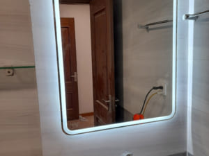 Gương Led Nhà Tắm Cảm Ứng Nguồn 600x800