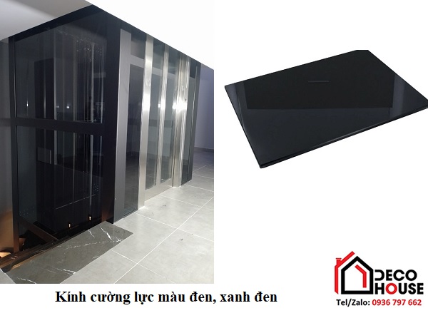 Kính cường lực xanh đen