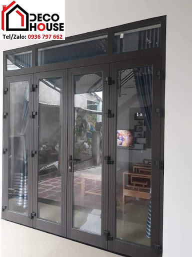cửa nhôm Xingfa màu đen