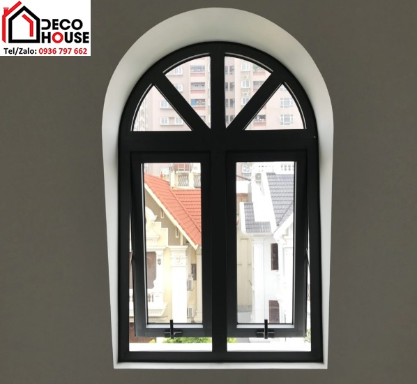 L&agrave;m cửa sổ mở hất 2 c&aacute;nh nh&ocirc;m Xingfa tại H&agrave; Nội