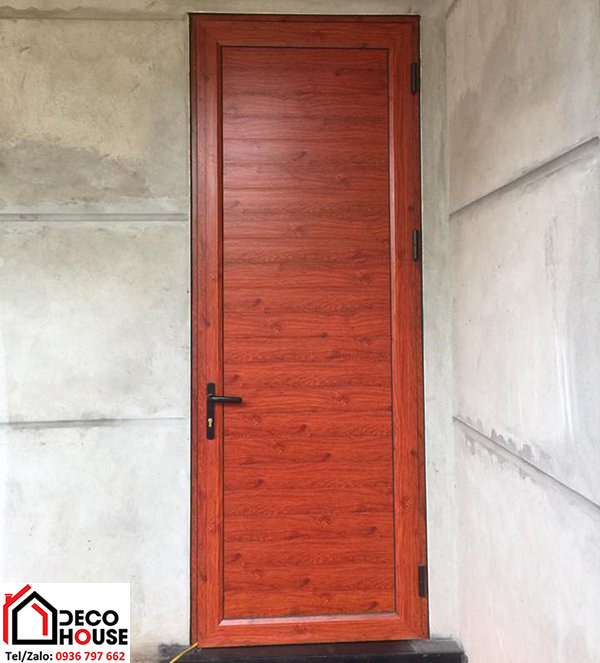 Cửa nhôm Xingfa vân gỗ đẹp