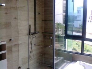 Phòng tắm kính vuông góc cao cấp