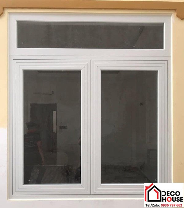 Cửa sổ nhôm Xingfa 2 cánh màu trắng sứ