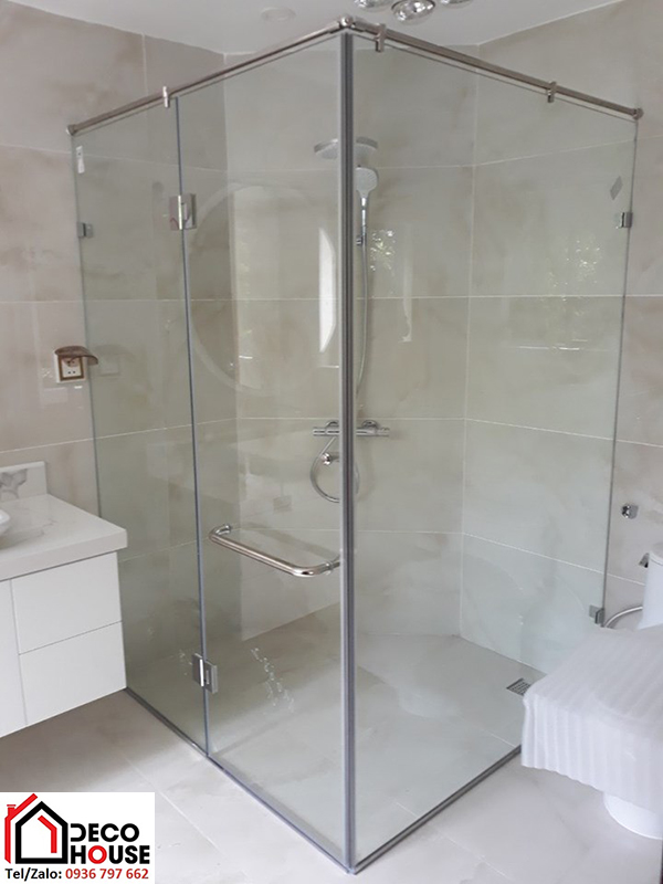 Phòng tắm kính 90 độ giá rẻ