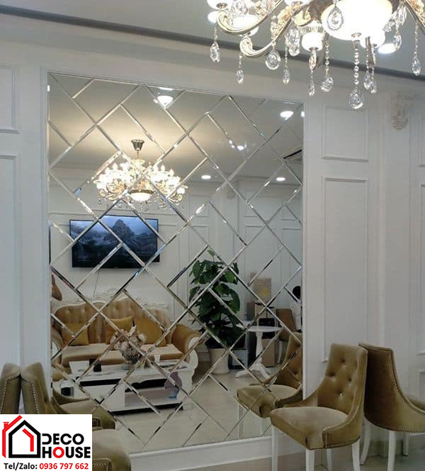 Gương ốp tường trang trí nghệ thuật