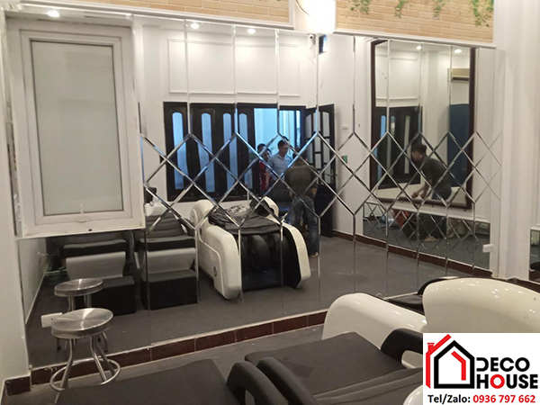 Gương ốp tường trang trí spa