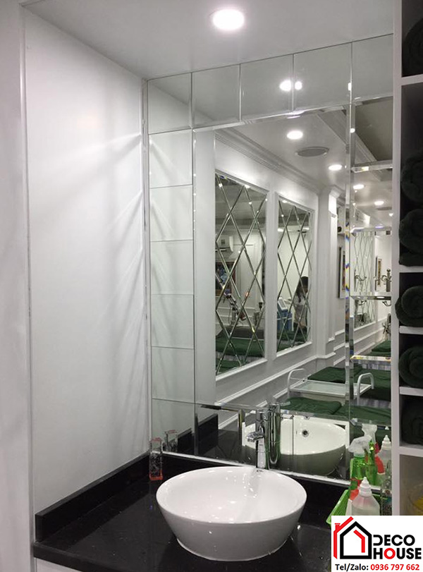 Gương trang trí nghệ thuật phòng tắm
