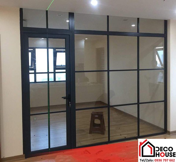 Vách ngăn nhôm kính Xingfa