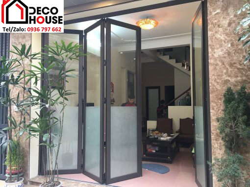 Cửa nhôm Xingfa xếp trượt hệ 63