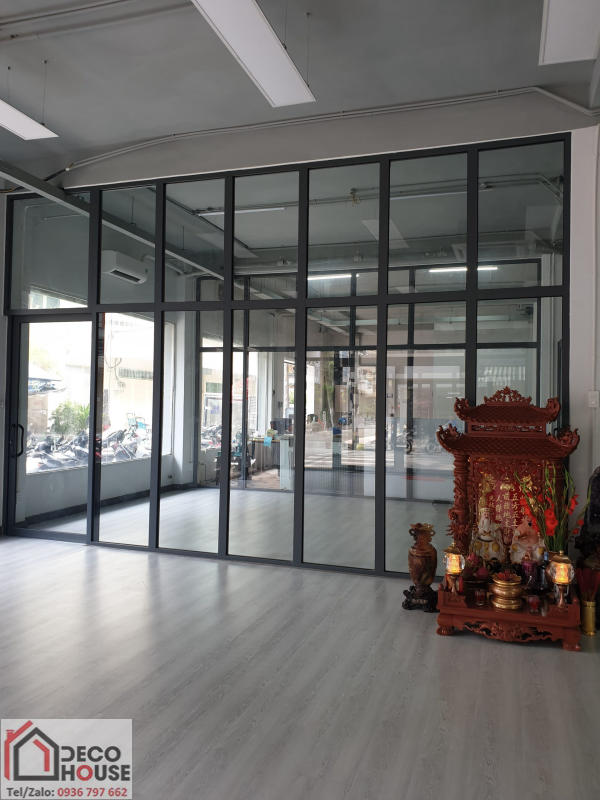 Vách nhôm kính Xingfa phòng khách